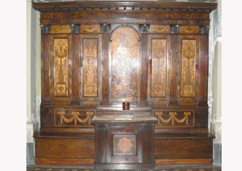 Banchi dei Parati inizio 1800 Restauro mobili Bergamo